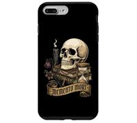 Carcasa para iPhone 7 Plus/8 Plus Memento Mori Crucifijo católico Tradicional Latino Misa Calavera