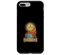 Carcasa para iPhone 7 Plus/8 Plus Memento Mori Eucaristía católica Tradicional Latina Misa Calavera