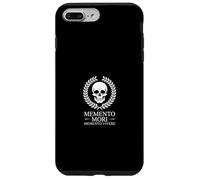 Carcasa para iPhone 7 Plus/8 Plus Memento Mori Memento Vivere Calavera Cita Latina Estoico