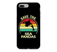 Carcasa para iPhone 7 Plus/8 Plus Mens Womens Killer Whale Save The Sea Pandas Orca Lover