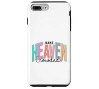 Carcasa para iPhone 7 Plus/8 Plus Mensaje Retro Cristiano del Cielo Cruz fe