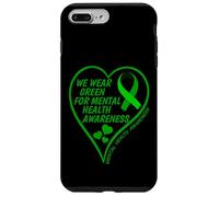 Carcasa para iPhone 7 Plus/8 Plus Mental Health Awareness 2026 We Wear Green For Mental Health
