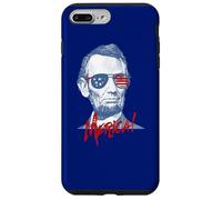 Carcasa para iPhone 7 Plus/8 Plus Merica Lincoln - 4th July Veterans or Memorial Day Abe