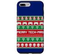 Carcasa para iPhone 7 Plus/8 Plus Merry Tech-Mas Disquete WiFi Videojuegos
