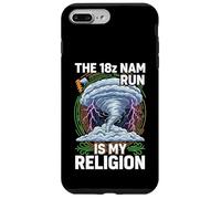 Carcasa para iPhone 7 Plus/8 Plus Meteorology Humor 18z NAM Run Is My Religion