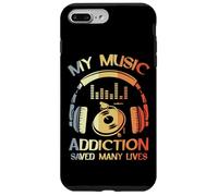 Carcasa para iPhone 7 Plus/8 Plus Mi adicción a la música salvó Muchas Vidas - DJ