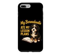 Carcasa para iPhone 7 Plus/8 Plus Mi Bernedoodle se comió mis Planes de lecciones Funny Teacher