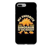 Carcasa para iPhone 7 Plus/8 Plus Mi Dinosaurio Favorito es el Nugget - Funny Food Dino Nuggets
