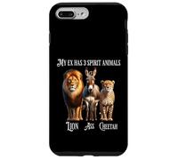 Carcasa para iPhone 7 Plus/8 Plus Mi ex Tiene 3 Animales espirituales: león, Culo, Guepardo, Malvado ex