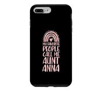 Carcasa para iPhone 7 Plus/8 Plus Mi Gente Favorita me Llama tía Anna Nombre tía
