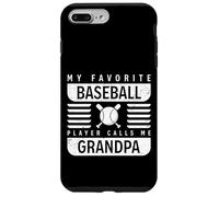 Carcasa para iPhone 7 Plus/8 Plus Mi Jugador de béisbol Favorito me Llama Abuelo