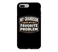 Carcasa para iPhone 7 Plus/8 Plus Mi Nieto es mi Problema Favorito Gracioso Abuelo Abuelo