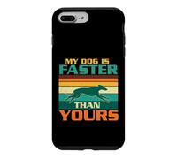Carcasa para iPhone 7 Plus/8 Plus Mi Perro es más rápido Que el tuyo - Perro Galgo Amante de los Galgos