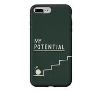 Carcasa para iPhone 7 Plus/8 Plus Mi potencial Motivación Graciosa Humor Perezoso Sarcasmo