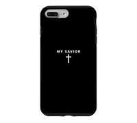 Carcasa para iPhone 7 Plus/8 Plus Mi Salvador Minimalista Fe Jesús Cool Christian