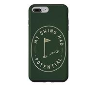 Carcasa para iPhone 7 Plus/8 Plus Mi Swing tenía potencial Humor de Golf Cita de Golfista