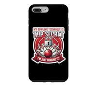 Carcasa para iPhone 7 Plus/8 Plus Mi técnica de Bolos es Top Secret Estoy Winging It Fun Bowler