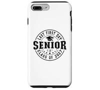 Carcasa para iPhone 7 Plus/8 Plus Mi último Primer día Senior 2027 Clase de 2027 Regreso a la Escuela