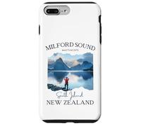 Carcasa para iPhone 7 Plus/8 Plus Milford Sound Fjord Senderismo Souvenir Turístico Vacaciones Hombres Niños