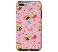 Carcasa para iPhone 7 Plus/8 Plus Minions Big Heart All Over Print