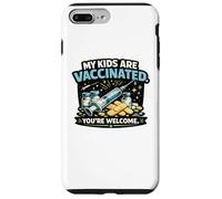 Carcasa para iPhone 7 Plus/8 Plus Mis Hijos están vacunados Eres Bienvenido Divertido