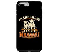 Carcasa para iPhone 7 Plus/8 Plus Mis Hijos me Llaman mah, Divertido mamá Granja Diciendo Broma Amante de la Cabra