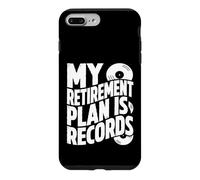 Carcasa para iPhone 7 Plus/8 Plus Mis Planes de jubilación Discos de Vinilo Amante de la música