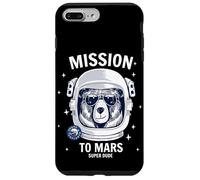 Carcasa para iPhone 7 Plus/8 Plus Mission To Mars Cool Space Astronaut Bear Cartoon Graphic