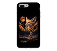 Carcasa para iPhone 7 Plus/8 Plus Místico Fennec Fox Lunar Mirada Cósmica Noche