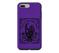 Carcasa para iPhone 7 Plus/8 Plus Místico Vintage Quiromancia Mano Luna Mágica Arte Popular Diseño