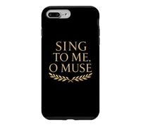 Carcasa para iPhone 7 Plus/8 Plus Mitología Griega Antigua Corona de Laurel Poesía épica