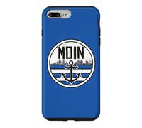 Carcasa para iPhone 7 Plus/8 Plus Moin Anchor Hamburgo Norte De Alemania En Hamburgo Dices Moin