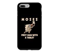 Carcasa para iPhone 7 Plus/8 Plus Moisés Primer Hombre con una Tableta Divertida Pascua judía