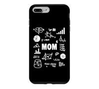 Carcasa para iPhone 7 Plus/8 Plus Mom 4 Times Mom of 4 Math Mother To The 4th Power