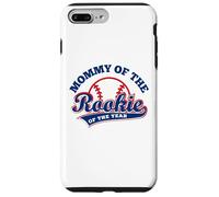 Carcasa para iPhone 7 Plus/8 Plus Mom Baseball Mommy of The Rookie of The Year First Birthday