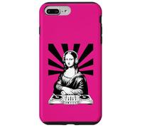 Carcasa para iPhone 7 Plus/8 Plus Mona Lisa DJ Auriculares Renacentista Arte Música Amante