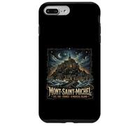 Carcasa para iPhone 7 Plus/8 Plus Mont Saint Michel France Gothic Vibes Vintage Inspired