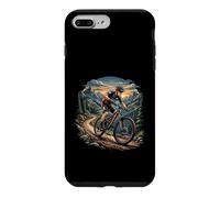 Carcasa para iPhone 7 Plus/8 Plus Montaña Bicicleta Cuesta Abajo Alpes Montañas Naturaleza