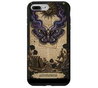 Carcasa para iPhone 7 Plus/8 Plus Moth Sun Dark Gothic Crescent Moon Skull