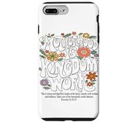 Carcasa para iPhone 7 Plus/8 Plus Motherhood is Kingdom Work Floral Mamá Vintage Mamá Madre