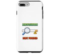 Carcasa para iPhone 7 Plus/8 Plus Motivación No Encontrada Gracioso Error Humor