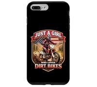 Carcasa para iPhone 7 Plus/8 Plus Moto Freak Funny Motorbike Lover Dirt Bike Rider American MX