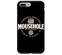 Carcasa para iPhone 7 Plus/8 Plus Mousehole Cornwall England Coordenadas Etiqueta 2C