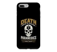 Carcasa para iPhone 7 Plus/8 Plus Muerte Sonríe Paramédico EMS Humor Oscuro Primer Responsable