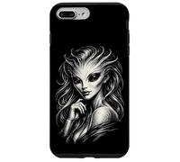 Carcasa para iPhone 7 Plus/8 Plus Mujer Alien Retrato Gótico Estilo Tatuaje Diseño Ciencia Ficción