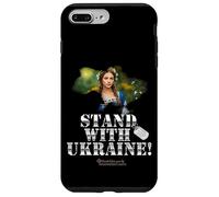 Carcasa para iPhone 7 Plus/8 Plus Mujer ucraniana en el Stand de alegoría del Traje Nacional con Ucrania