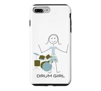 Carcasa para iPhone 7 Plus/8 Plus Mujeres Divertidas Bateristas, Chicas músicas Bateristas