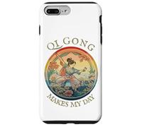 Carcasa para iPhone 7 Plus/8 Plus Mujeres Qi Gong, Vintage histórico Dibujo Retro, Armonía