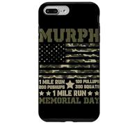 Carcasa para iPhone 7 Plus/8 Plus Murph 1 Mile Run 100 Pullups 200 Flexiones 300 Sentadillas 1 Milla R