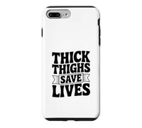 Carcasa para iPhone 7 Plus/8 Plus Muslos Gruesos salvan Vidas Fitness Cita Motivacional